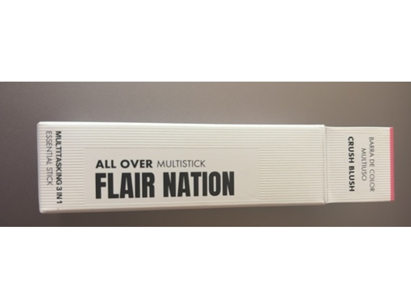 Flair Nation All Over Multistick 3 In 1 Essential Stick, Crush Blush, 7.6 g