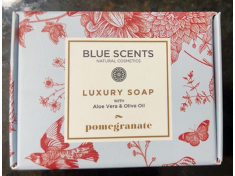 Blue Scents Luxury Soap, Pomegranate, 135 g