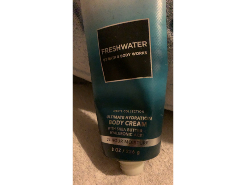 Bath & Body Works Ultimate Hydration Body Cream, Freshwater, 8 oz/226 g