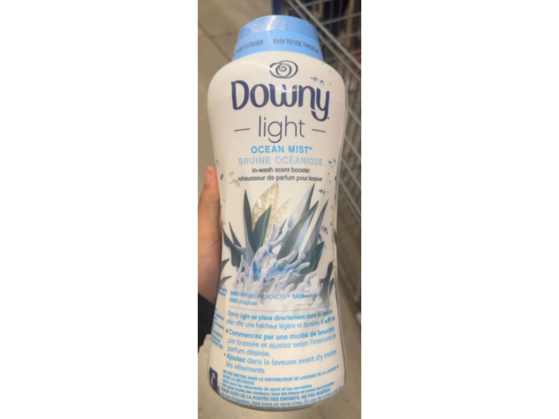 Downy Light In-Wash Scent Booster, Ocean Mist, 34.0 oz/963 g