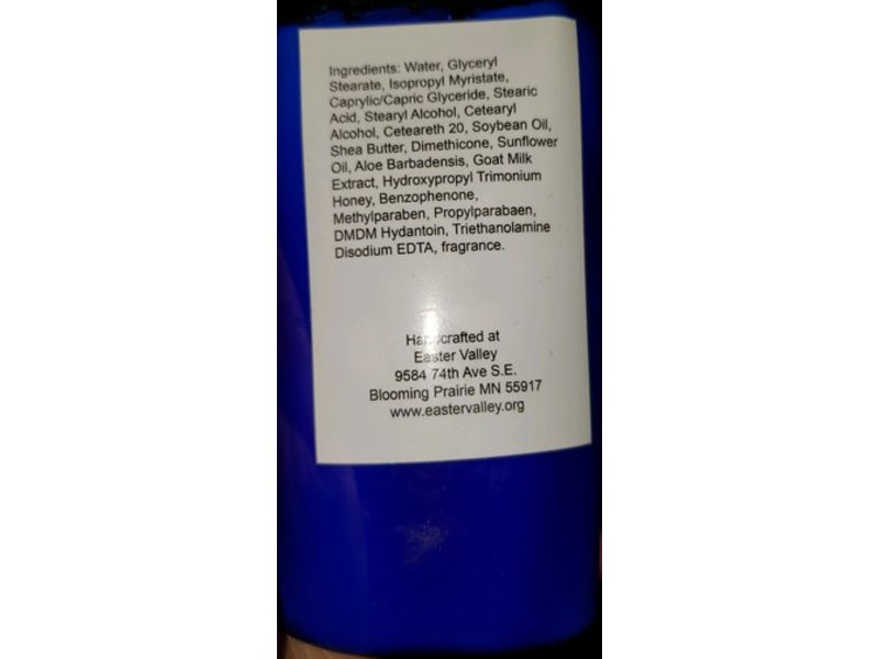 Easter Valley Lotion, Gaot Milk & Honey, 8 oz/235 mL