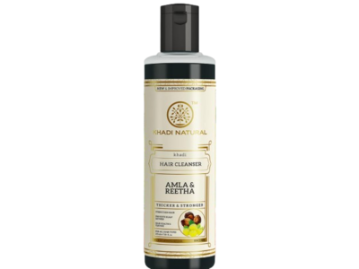 Khadi Natural Hair Cleanser, Amla And Reetha, 7.10 fl oz/210 mL