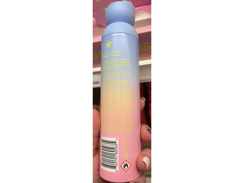 Daise Lowkey Body Spray & Deodorant, Rose & Sandalwood, 3.5 oz/100 g