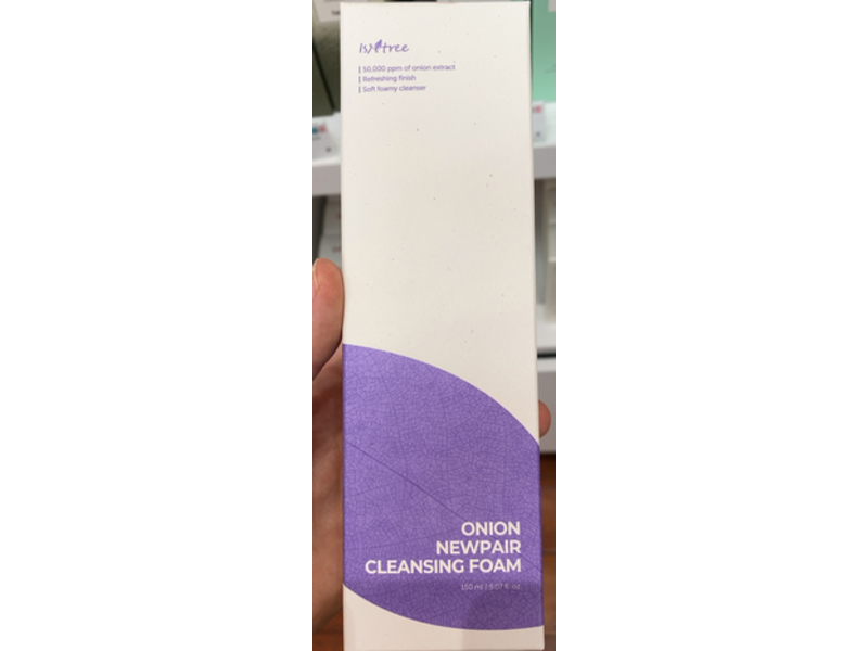 Isntree Onion Newpair Cleansing Foam, 5.07 fl oz/150 mL