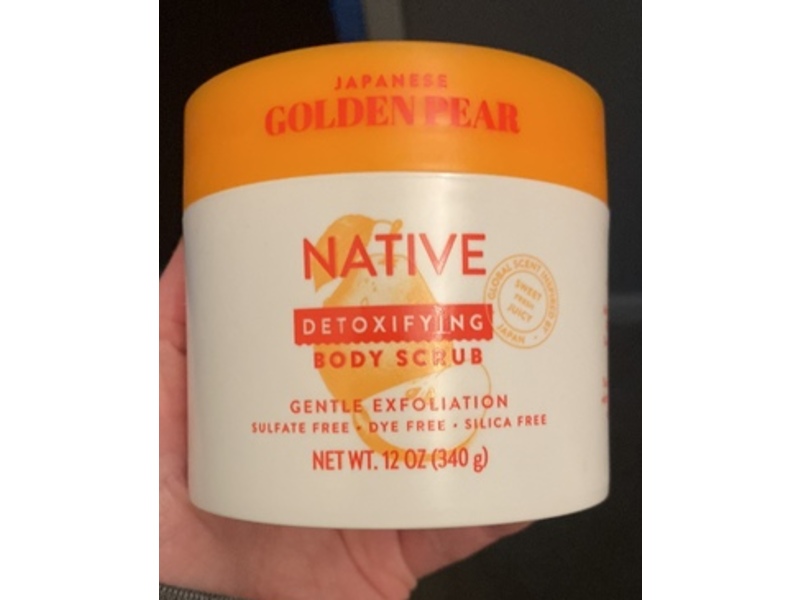 Native Detoxifying Body Scrub, Japanese Golden Pear, 12 oz/340 g, Pack Of 2