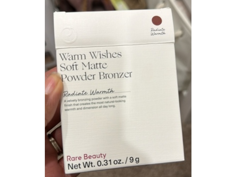 Rare Beauty Warm Wishes Soft Matte Powder Bronzer, Radiante Warmth, 0.31 oz/9 g