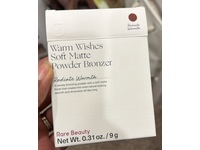 Rare Beauty Warm Wishes Soft Matte Powder Bronzer, Radiante Warmth, 0.31 oz/9 g - thumbnail 2