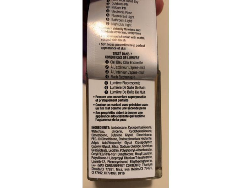 Wet n Wild Photofocus Foundation, Beige Desert, 1.0 fl oz/30 mL