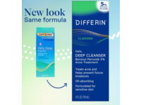 Differin Daily Deep Cleanser, 5% Benzoyl Peroxide, 4 fl oz/118 mL - thumbnail 2