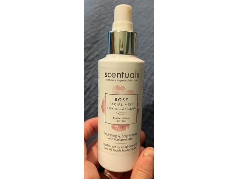Scentuals Facial Mist, Rose, 4 fl oz/120 mL