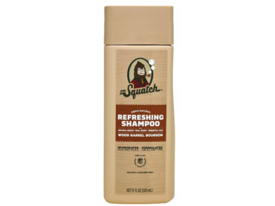 Dr. Squatch Refreshing Shampoo, Wood Barrel Bourbon, 11 fl oz/325 mL