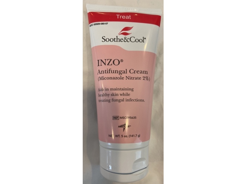 Medline Inzo Sooth & Cool Antifungal Cream, 5 oz/141.7 g