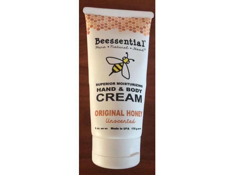 Beessential Hand And Body Cream, Original Honey, 6 oz/170 g
