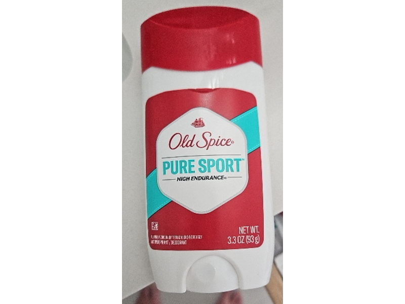 Old Spice Pure Sport Deodorant, High Endurance, 3.3 oz/93 g