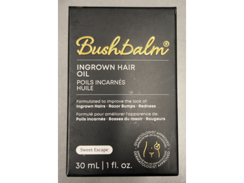 Bushbalm Ingrown Hair Oil, Sweet Escape, 1 fl oz/30 mL