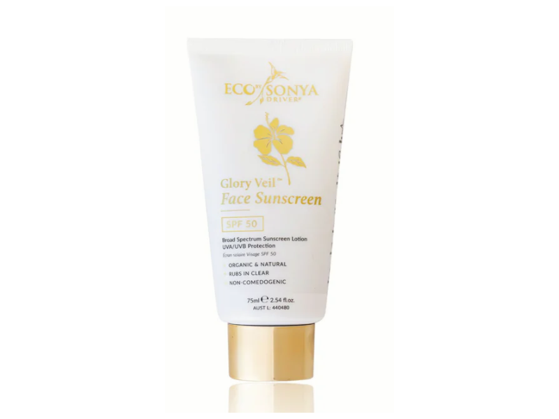 Eco By Sonya Driver Face Sunscreen, Glory Veil SPF 50, 2.54 fl oz/75 mL