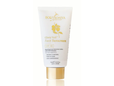 Eco By Sonya Driver Face Sunscreen, Glory Veil SPF 50, 2.54 fl oz/75 mL
