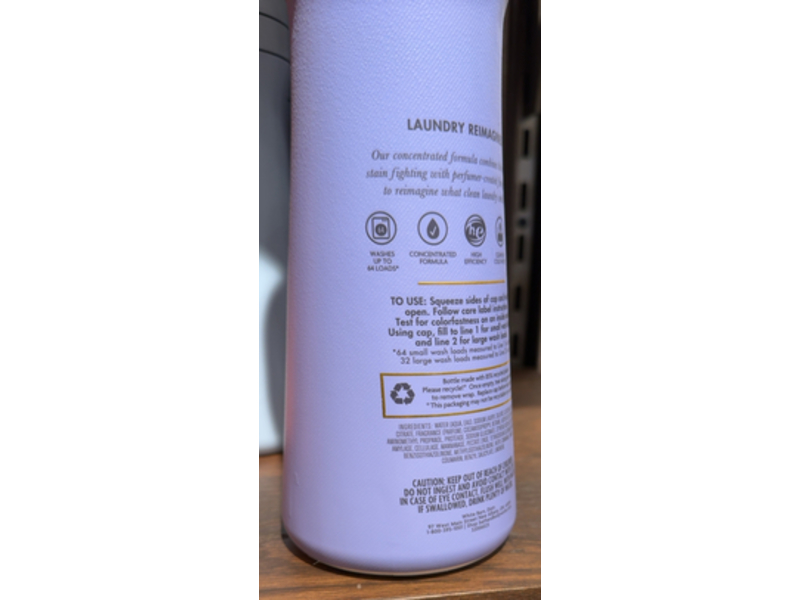 White Barn Fabric Care Detergent, Lavender Vanilla, 32 fl oz/946 mL