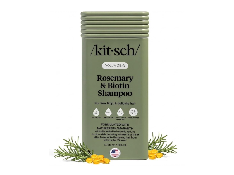Kitsch Volumizing Shampoo, Rosemary & Biotin, 12.3 fl oz/364 mL