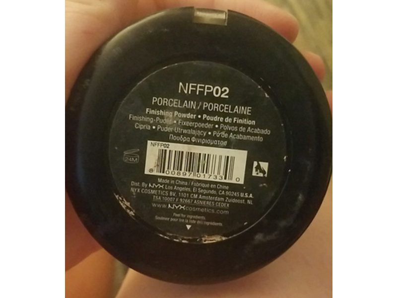 NYX Professional #Nofilter Finishing Powder, Porcelain, 0.33 oz/9.6 g