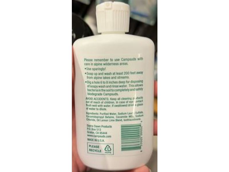 Campsuds An All Purpose Cleaner, Concentrated, 4 fl oz/120 mL, Pack Of 3