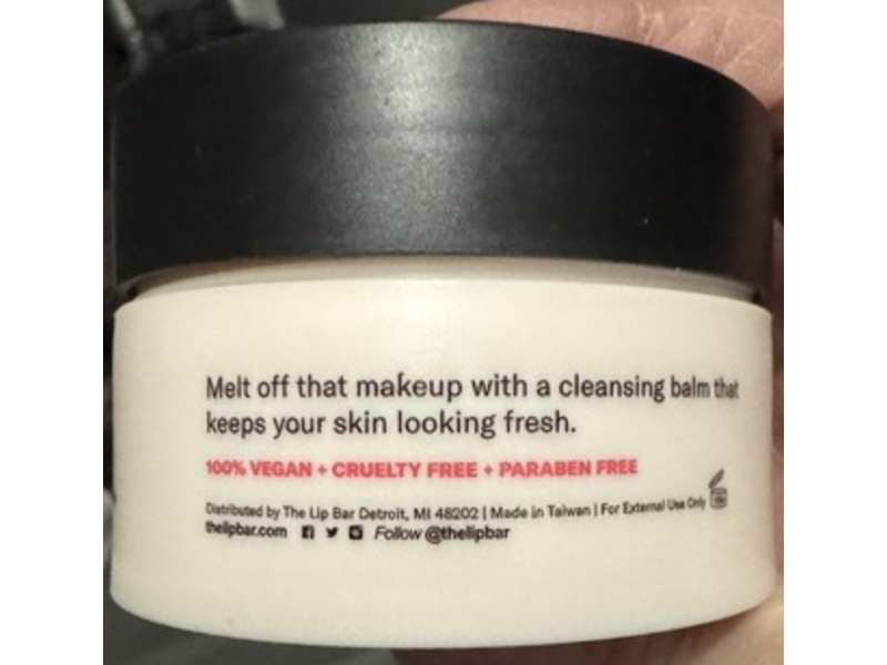 The Lip Bar Total Meltdown Makeup Remover Balm, 1.4 oz/40 g