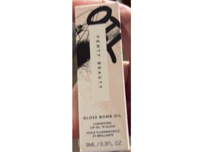 Fenty Beauty Gloss Bomb Lip Oil, Raspberry Jamz, 0.3 fl oz/9 mL