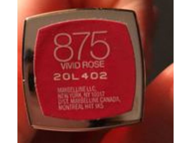 Maybelline New York Color Sensational Vivids Lipcolor, Vivid Rose, 0.15 oz