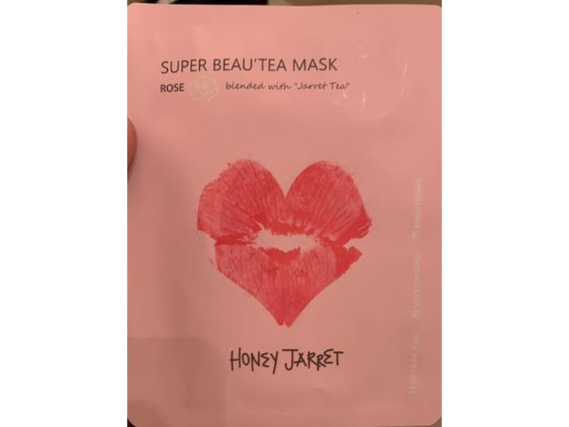 Honey Jarret Super Beau'tea Sheet Mask, Rose, 0.84 fl oz