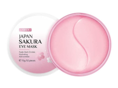 Laikou Japan Sakura Eye Mask, 70 g, 50 Count