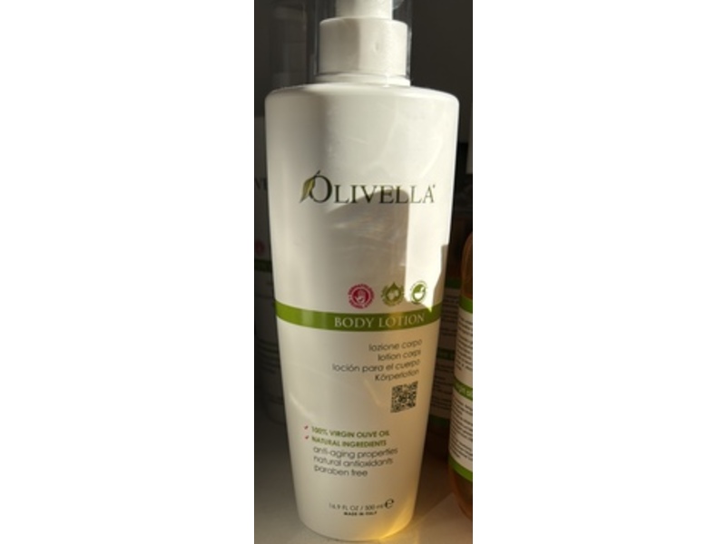 Olivella Body Lotion, Olive Oil, 16.9 fl oz/500 mL