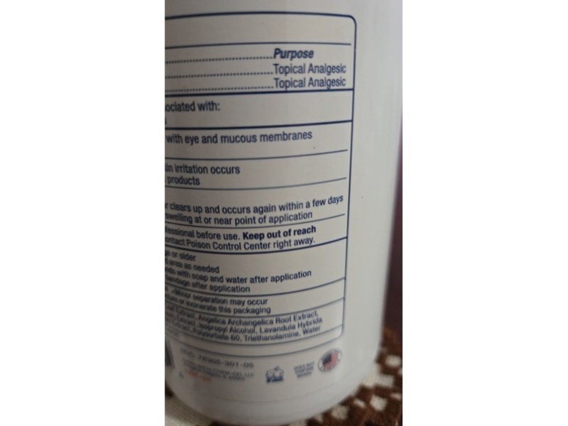 China Gel Au Lief Topical Pain Relief, 16 oz/453.6 g