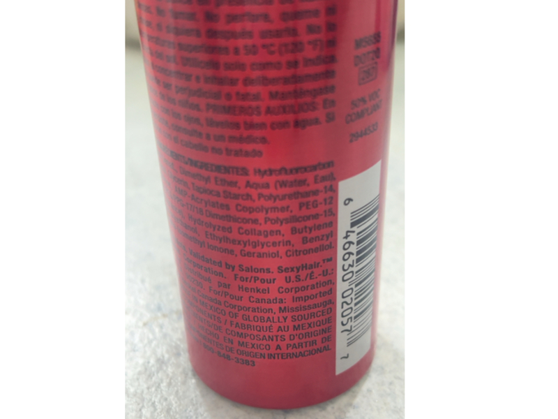 Sexy Hair Big Volume Flex Texture Spray, 5.8 oz/164 g