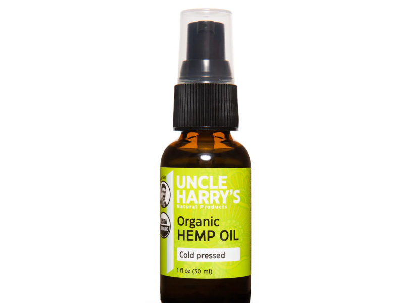 Uncle Harry's Organic Hemp Oil, Cold Pressed, 1 fl oz/30 mL