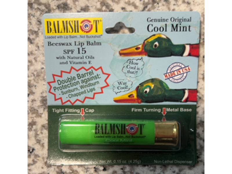 Balmshot Lip Balm, SPF 15, Cool Mint, 0.15 fl oz/4.25 g