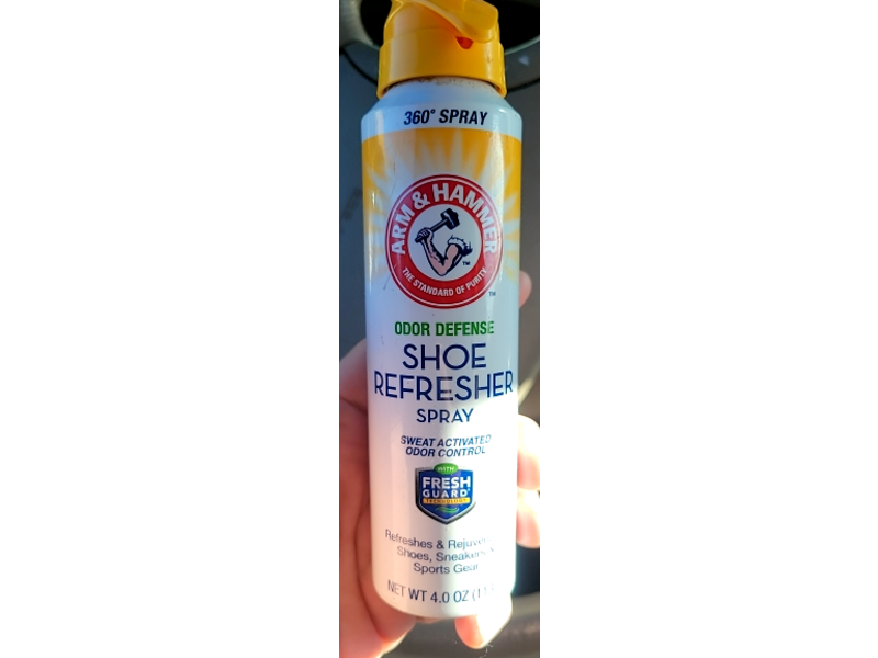 Arm & Hammer Odor Defense Shoe Refresher Spray, 4 oz/113 g