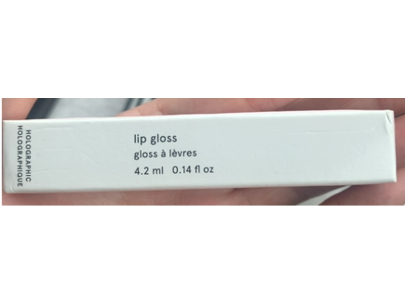 Glossier Lip Gloss, Holographic, 0.14 fl oz/4.2 mL