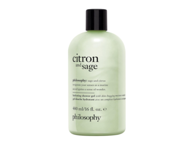 Philosophy Hydrating Shower Gel, Citrus & Sage, 16 fl oz/480 mL