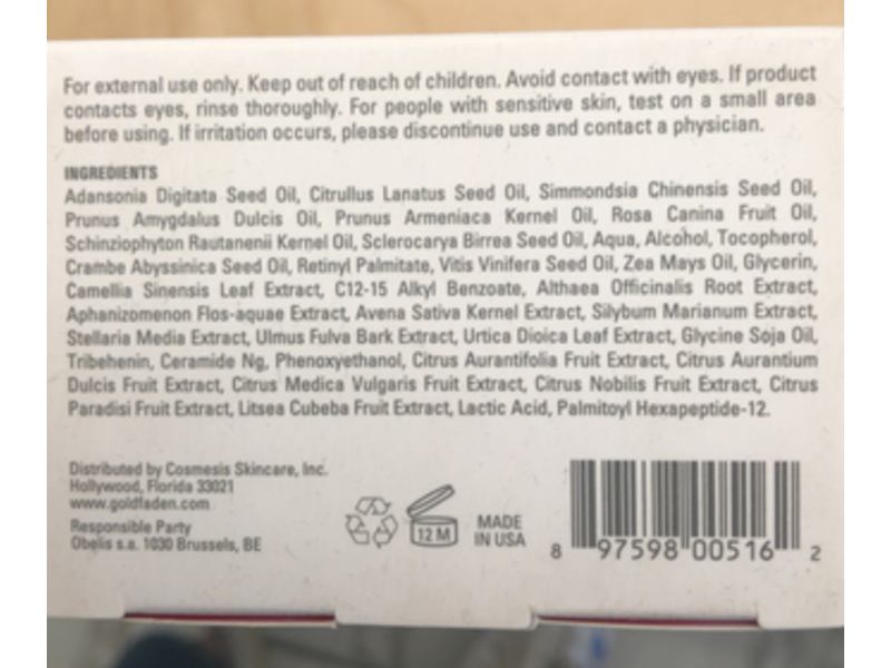 Goldfaden MD Fleuressence Native Botanical Cell Oil, 1 fl oz/30 mL