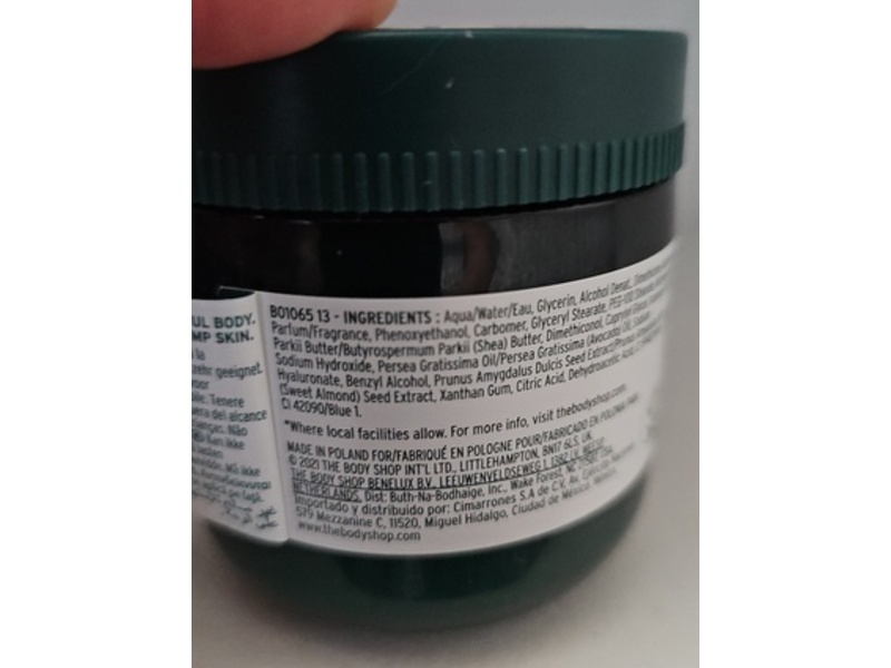 The Body Shop Body Yogurt, Avocado, 6.91 oz/200 mL