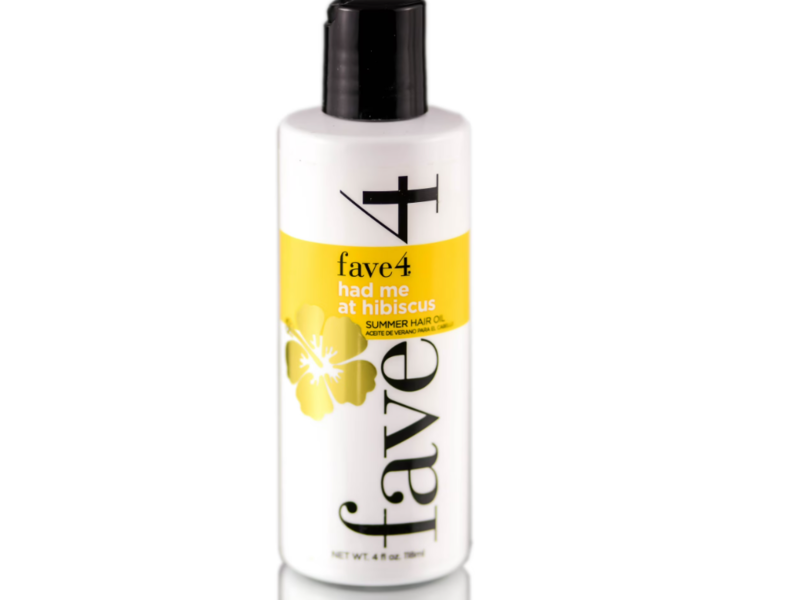 fave4 Had Me At Hibiscus Summer Hair Oil, 4 fl oz/118 mL