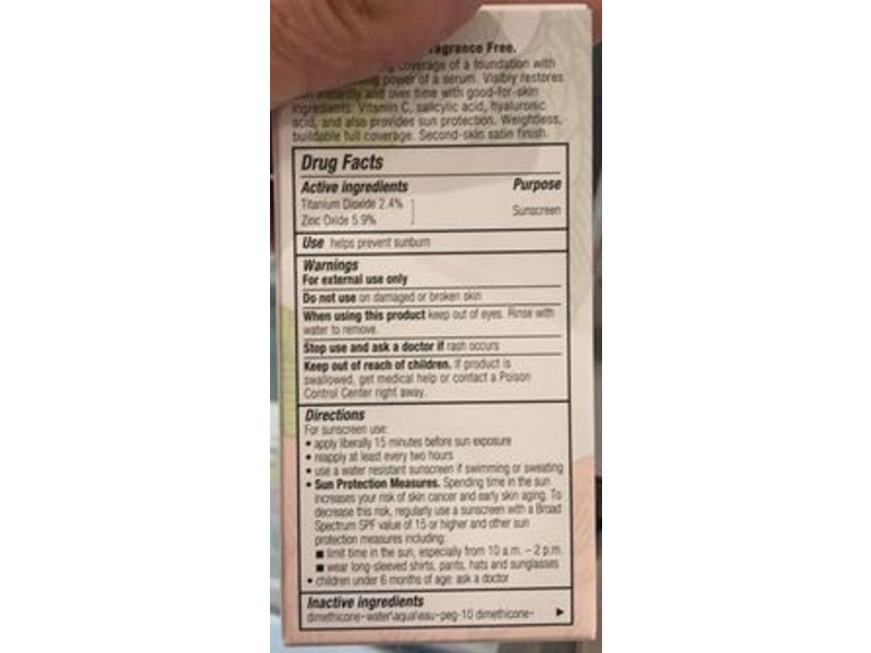 Clinique Serum Foundation, SPF 25, WN 118 Amber, 1 fl oz/30 mL