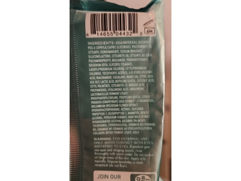 Global Beauty Care Glycolic Acid Cleansing Cloths, 25 Cloths