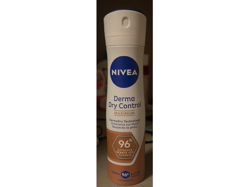 Nivea Derma Dry Control Antiperspirant, Maximum, 150 mL