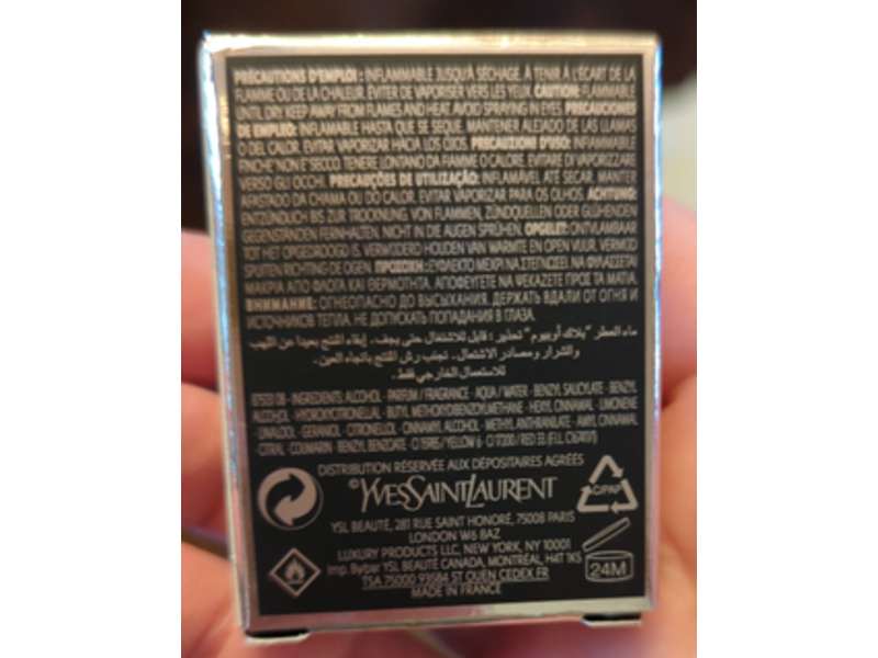 Yves Saint Laurent Black Opium Eau De Prfum, 0.25 fl oz/7.5 mL