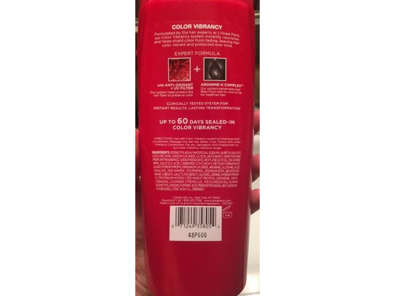 L'Oréal Paris Hair Expert Color Vibrancy Shampoo, 20 fl oz/591 mL