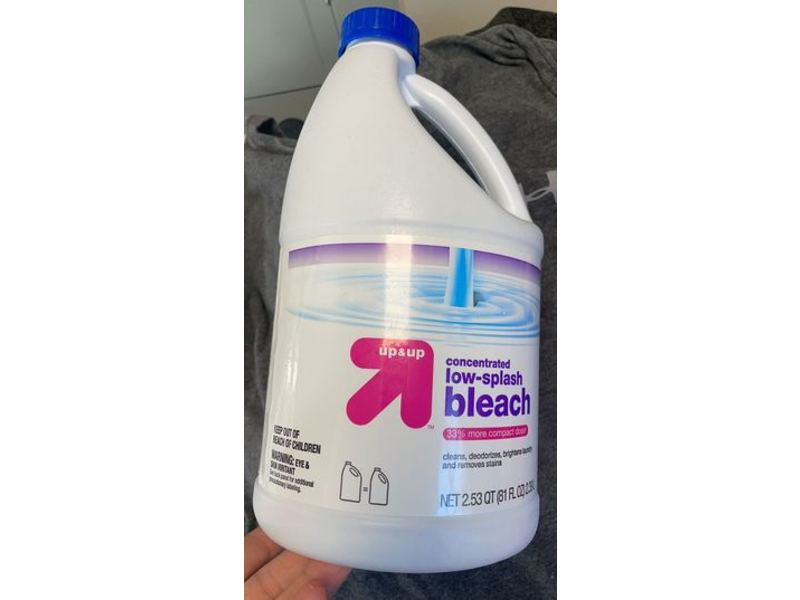 Up & Up Concentrated Low - Splash Bleach, Lavender, 81 fl oz/2.39 L