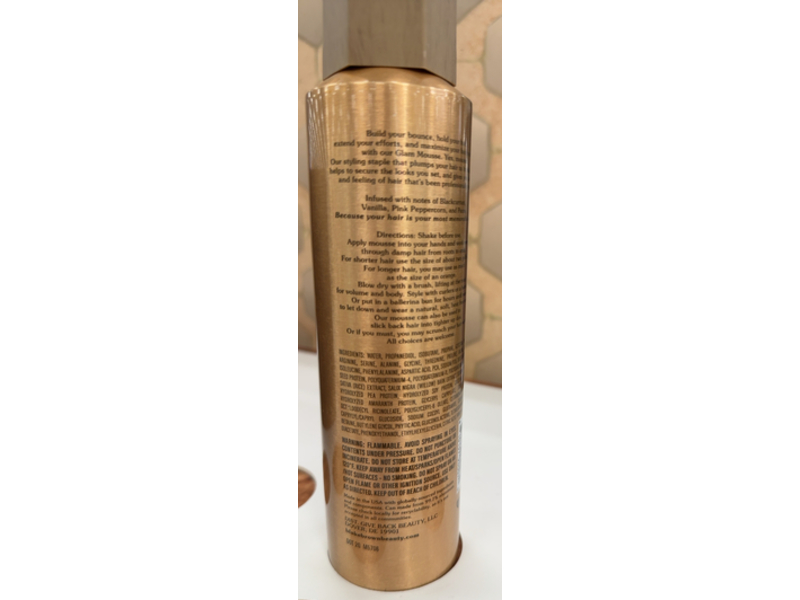 Blake Brown Glam Mousse, Blackcurrant Vanille, 8.5 oz/240 g