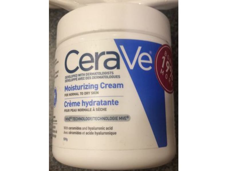 CeraVe Moisturizing Cream, Ceramides & Hyaluronic Acid, 539 g