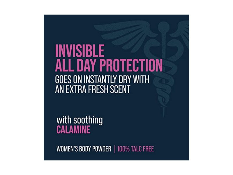 Certain Dri Women Body Powder, Calamine Scent, 8 oz/226 g